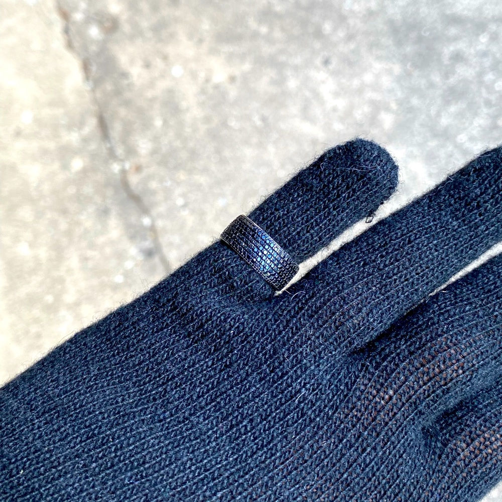 Vintage black diamond ring